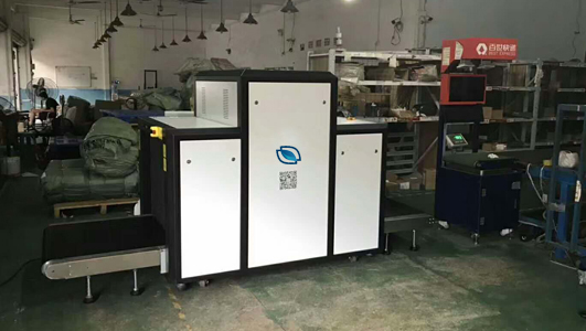 天眼x光安檢機在百世快遞的應用